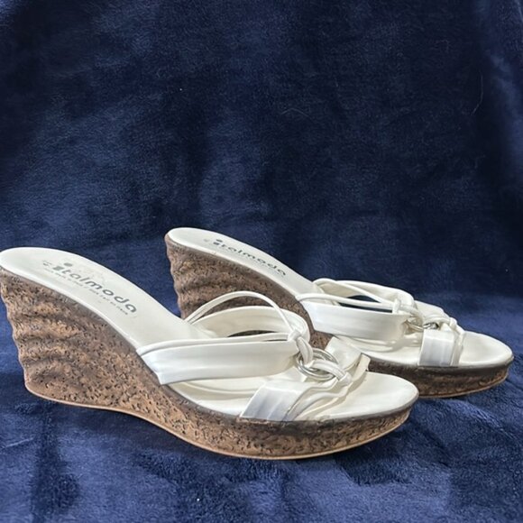 Italmoda Wedge Sandals - Picture 2 of 3